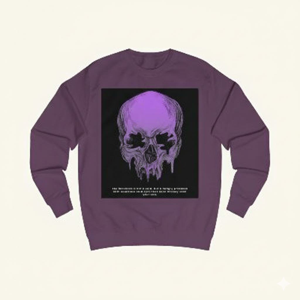 Stylish Unisex Skull Sweatshirt