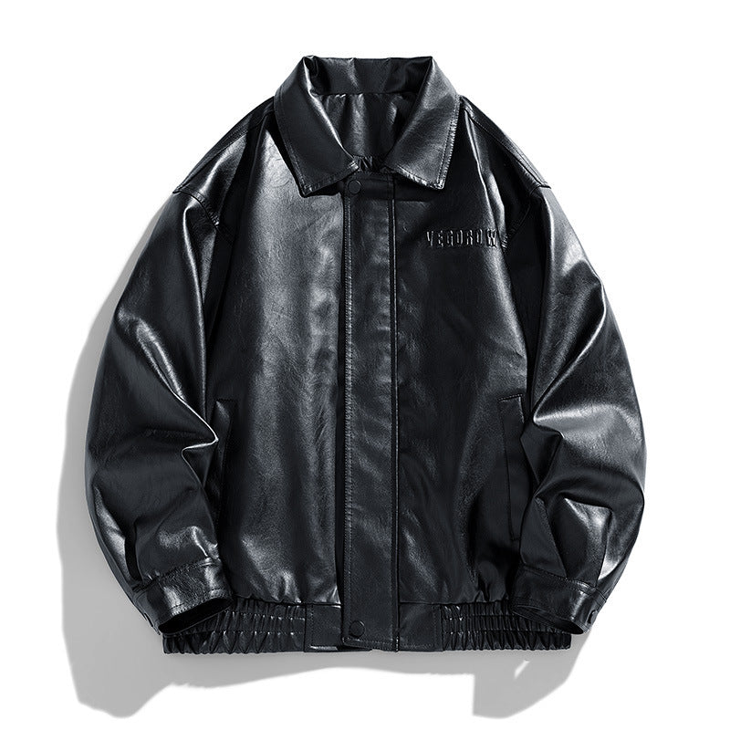 Retro Motorcycle PU Leather Jacket